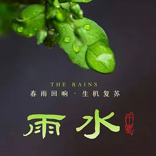 好雨惊落润万物，岁月逢春生朝气